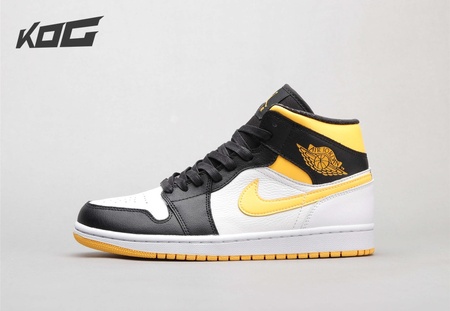 Air Jordan 1 Mid Laser Orange Black 36-46