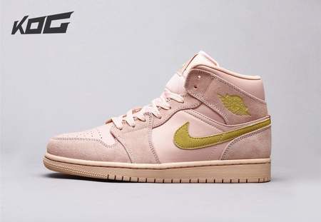 Air Jordan 1 Mid Coral Gold 36-46
