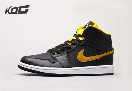 Air Jordan 1 Mid Black University Gold 40-46