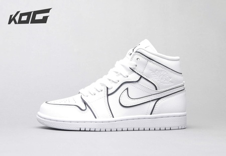 Air Jordan 1 Mid Iridescent Reflective White 36-46