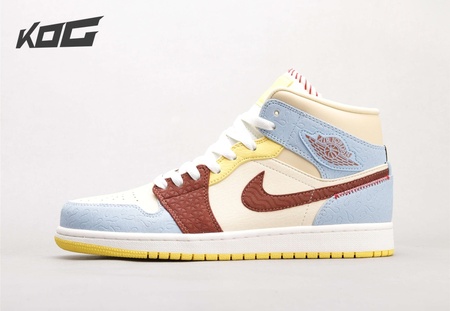 Air Jordan 1 Mid "Fearless" x Maison Chateau 36-46