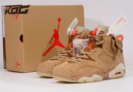 Travis Scott x Air Jordan 6 Retro SP "British Khaki" 40-47.5