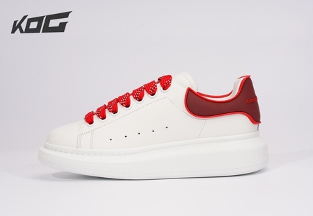 Alexander McQueen Oversized white Red SIZE: 35-45