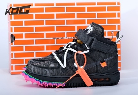 off-white x Air force 1 Mid Black Size 40-47.5