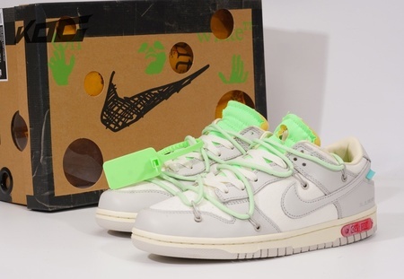 OFF WHITE X NK Dunk Low "The 50" (NO.07) SIZE: 36-47.5
