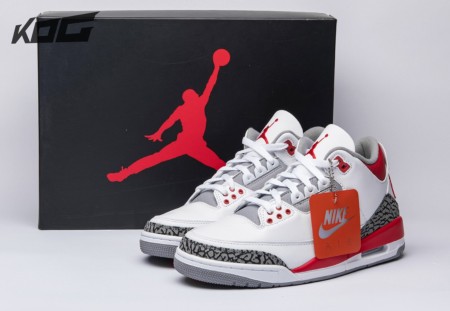 Air Jordan 3 Fire Red DN3707160 Size 40-47.5