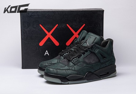 Jordan 4 Retro Kaws Black 930155-001 Size 40-46
