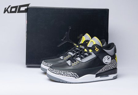 Jordan 3 Retro Oregon Ducks Pit Crew Black HO11-MNJDLS-5 Size 40-47.5