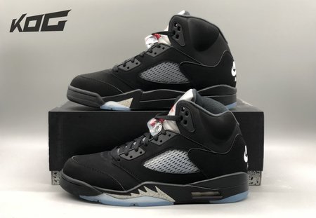 Air Jordan 5 Retro OG Metallic Black 845035-003 Size 40.5-47.5