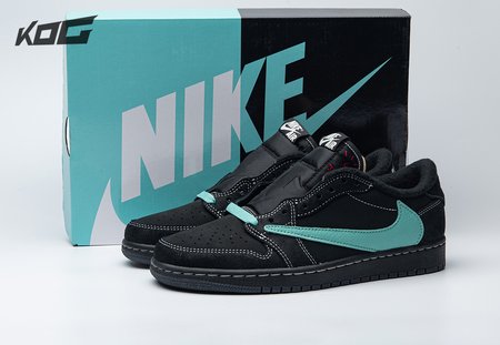 Travis Scott Air Jordan 1 Low Tiffany Phantom Custom DM7866-311 36-47.5