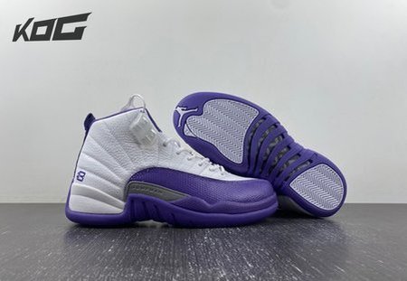 Air Jordan 12 Retro White/Purple CT8013-015 Size:40-47.5