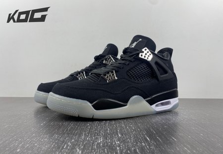Eminem x Carhartt x NK Air Jordan 4 Retro"Black/Metallic Silver" Size 36-48.5
