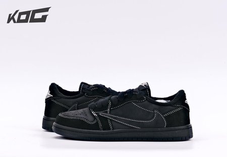 Travis Scott x Air Jordan 1 Low Black Phantom(child) Size 27.5-35