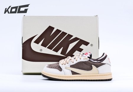 Travis Scott x Air Jordan 1 Low Reverse Mocha (Child) Size 27.5-35