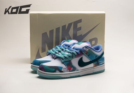 Futura Laboratories x Dunk Low SB 'Bleached Aqua' HF6061-400 size 36-47.5