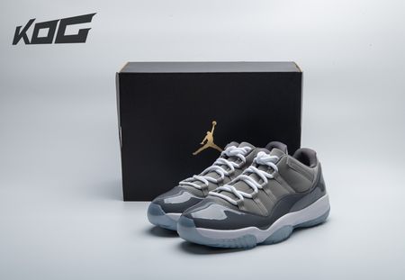 Jordan 11 Retro Low Cool Grey 528895-003 Size 40-47.5