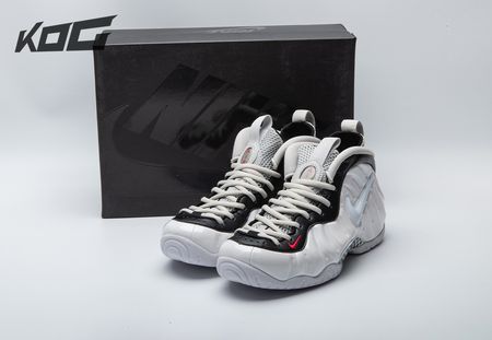 Nike Air Foamposite Pro White Black University Red 624041-103 Size 38.5-46