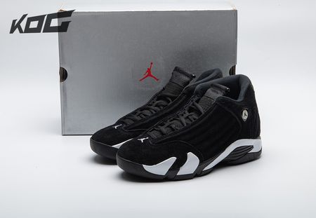 Jordan 14 Retro Black White 487471-016 Size 40.5-48.5