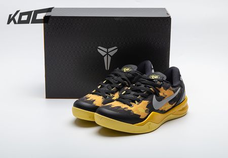Nike Kobe 8 XDR Black Yellow 555286-077 Size 40-48.5