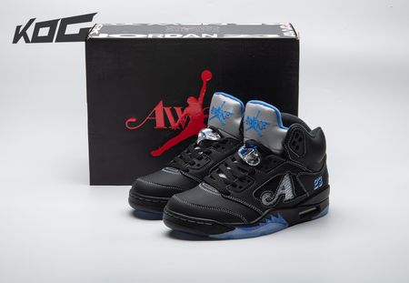 Awake NY x Air Jordan 5 Black Racer Blue DV4982-004 Size 36-48.5