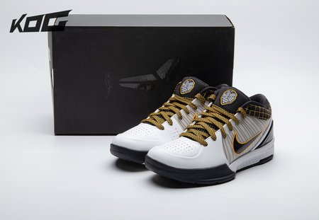 Nike Kobe 4 Protro White Black Del Sol AV6339-101 Size 40-48.5