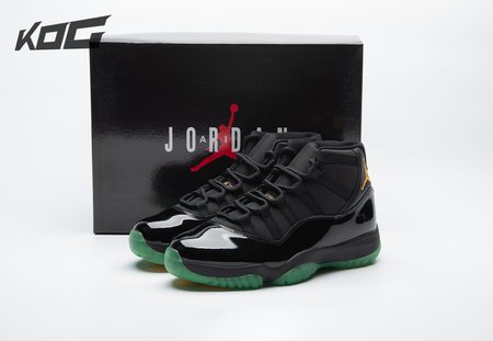 Air Jordan 11 Black Green Yellow CT8012-037 Size 40-48.5