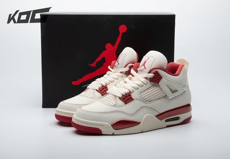 Jordan 4 Retro Pale Ivory Sierra Red HV0823-108 Size 40-48.5