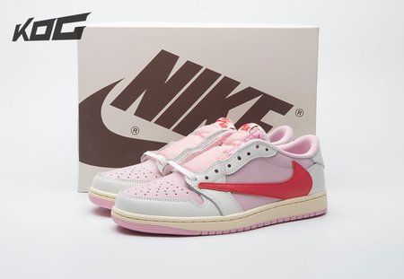 Travis Scott x Air Jordan 1 Low Shy Pink IQ7604-101 Size 36-50.5