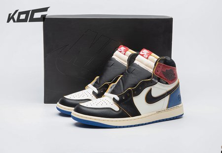 Jordan 1 Retro High OG SP Fragment x Union LA Varsity Red Sport Royal IO7847-002 Size 36-47.5