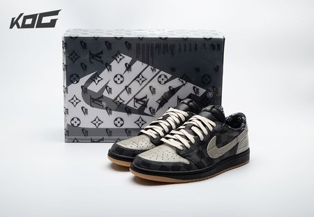 Jordan 1 Low x VL Grey and Black Size 40-47.5