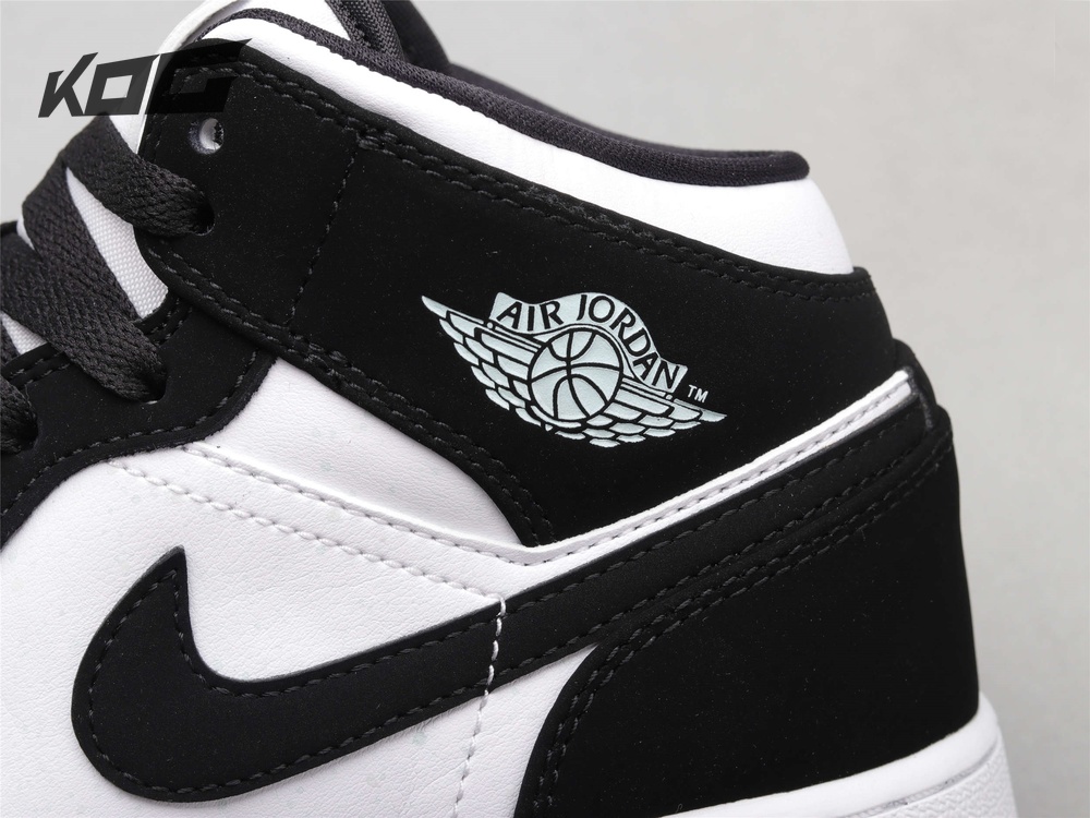 jordan 1 mid white black teal tint